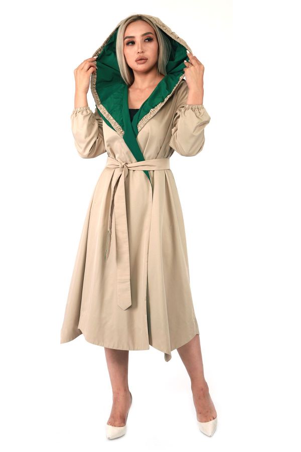 Renata 5800 GREEN Women Trenchcoat Dosso Dossi