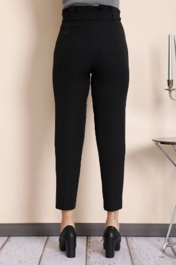 Picture of Samsara 09-4119 BLACK Plus Size Women Pants 