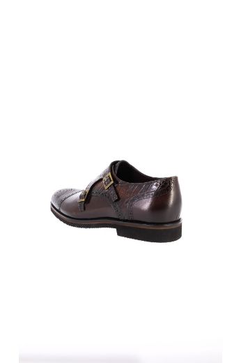 Picture of GUARDI YEDILI 4090-04 BROWN Men Classic Shoes