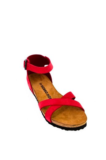Picture of Akel kauçuk 570400 MİLANO KIRMIZI NUBUK ST Women Sandals