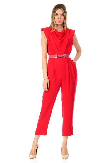 Picture of Green Country 7091 RED Women Overalls