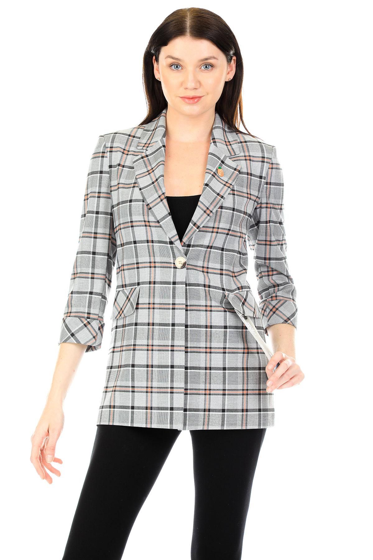 Pizara Line 7065 GREY Women Jacket | Dosso Dossi