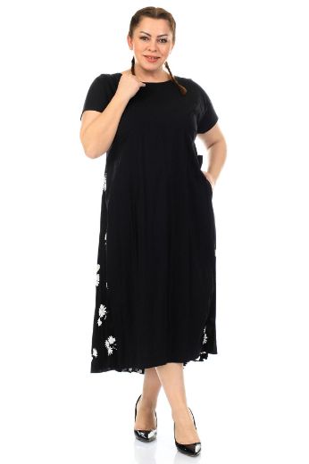 Picture of Aluch 8029xl ECRU Plus Size Women Dress 