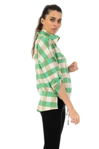 Picture of Aras 7254 GREEN Women Blouse