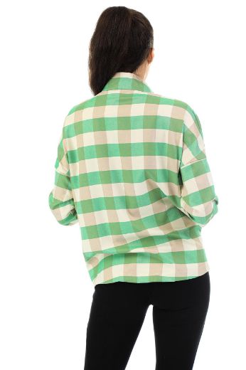 Picture of Aras 7254 GREEN Women Blouse