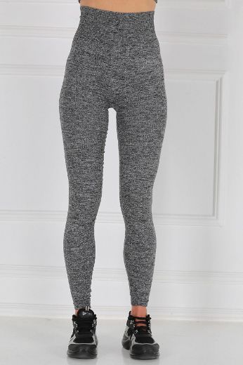 Picture of Penyelux A7123V8 ACTIVEWEAR SEAMLESS GREY Women Tight