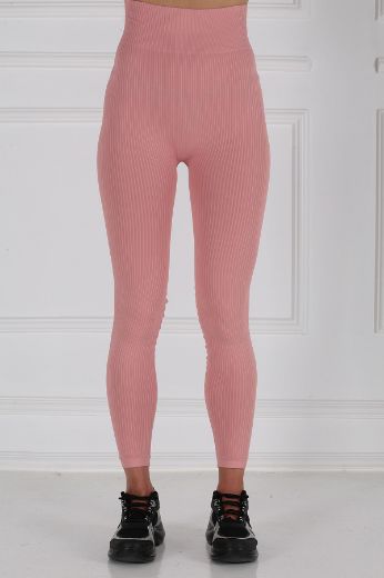 Picture of Penyelux A7126V2 ACTIVEWEAR SEAMLESS PINK Women Tight