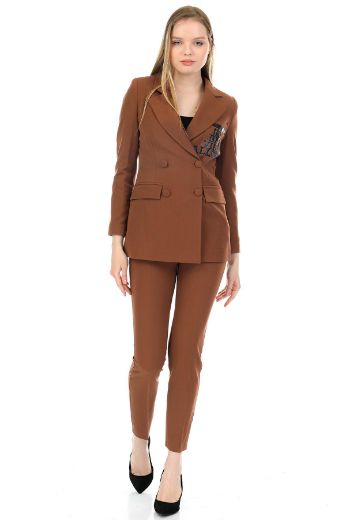 Picture of Modalinda 1362 BROWN Women Suit