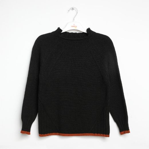 Picture of Nanica 322409 BLACK Boys  Sweater