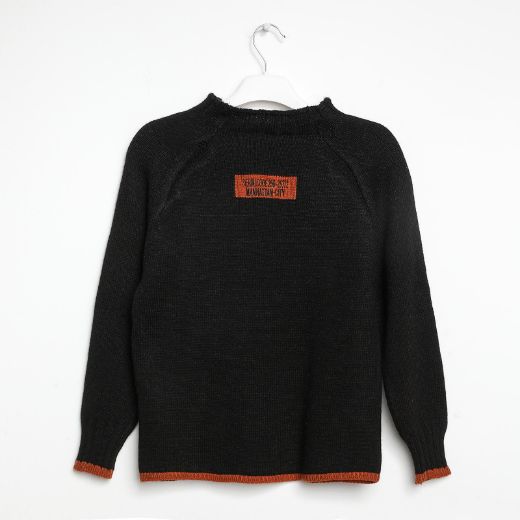 Picture of Nanica 322409 BLACK Boys  Sweater