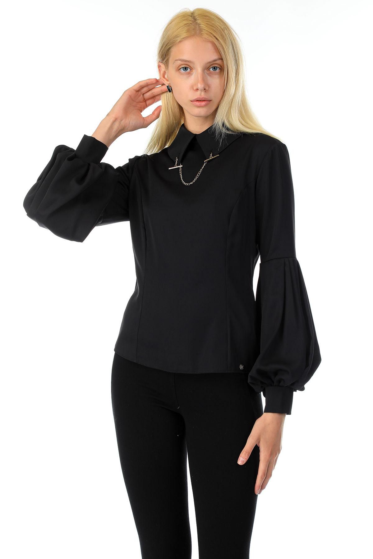 Detective 322-1004 BLACK Women Blouse | Dosso Dossi