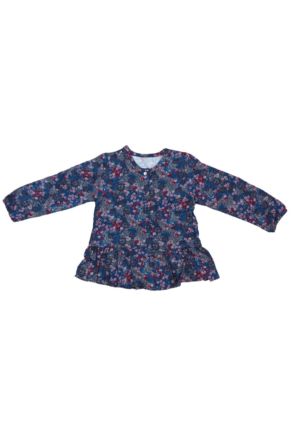 Dosso Dossi-Bebepan 3691 NAVY BLUE Girl Blouse