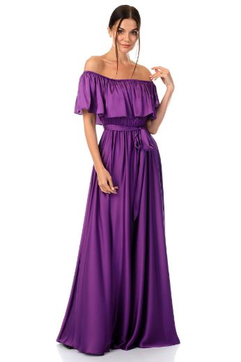 Picture of KEDMA 8-98170 PURPLE Women Evening Gown