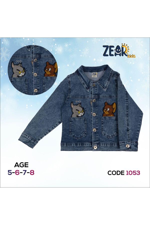 Picture of Zear Kids 1053 BLUE Girl Jacket