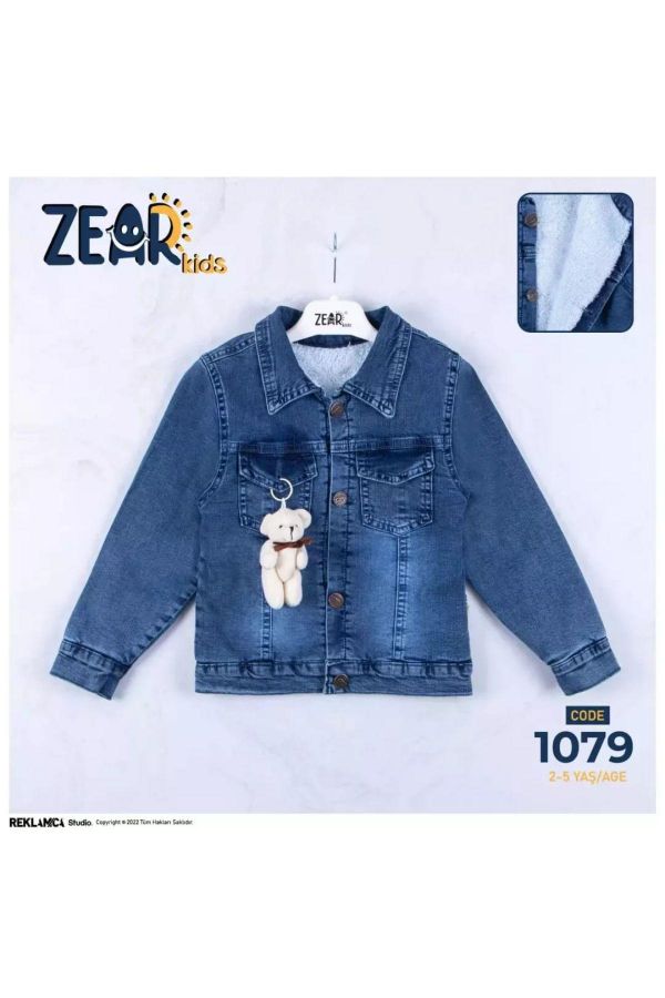 Picture of Zear Kids 1079 NAVY BLUE Girl Jacket