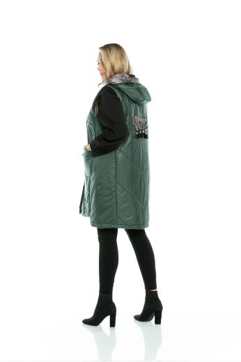Picture of Aysel 61623-50 GREEN Plus Size Women Vest