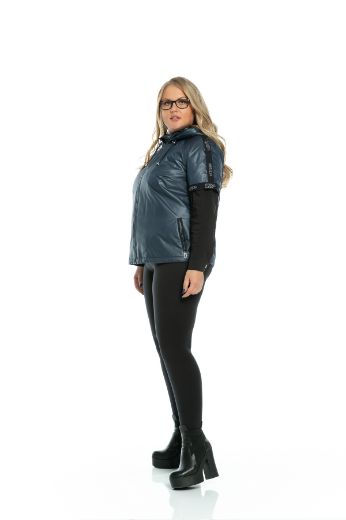 Picture of Aysel 61601-56 NAVY BLUE Plus Size Women Vest