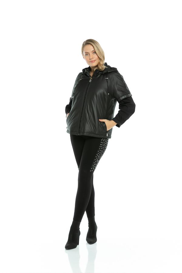 Picture of Aysel 61601-44 BLACK Plus Size Women Vest