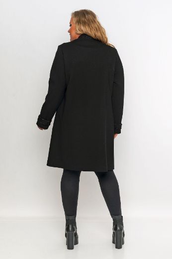 Picture of Aysel 3897-50 BLACK Plus Size Women Jacket 