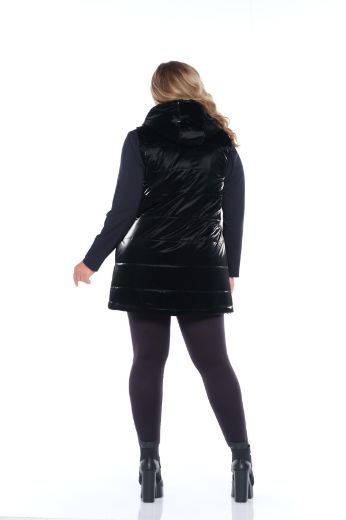 Picture of Aysel 61923-44 BLACK Plus Size Women Vest