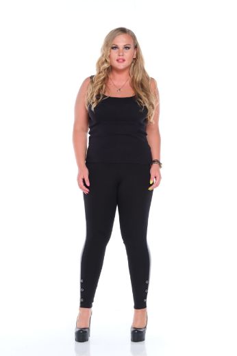 Picture of Aysel 433-50 BLACK Plus Size Women Tight 