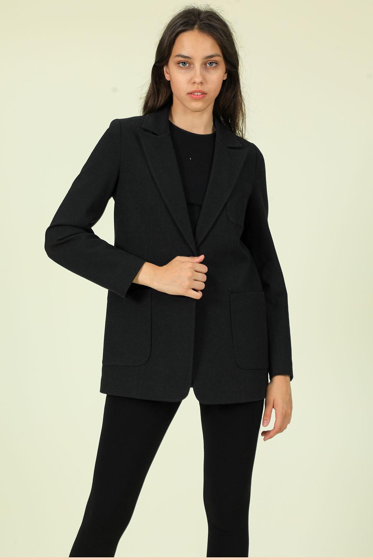 Vivento 3369 BLACK Women Jacket | Dosso Dossi