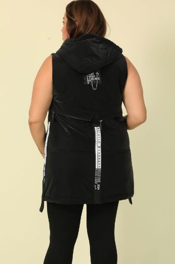 Picture of Aysel 61860xl BLACK Plus Size Women Vest