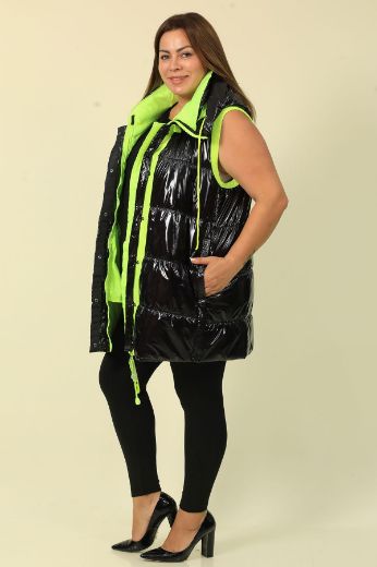 Picture of Aysel 90008xl PISTACHIO GREEN Plus Size Women Vest