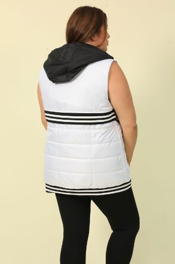 Picture of Aysel 90013xl-56 ECRU Plus Size Women Vest