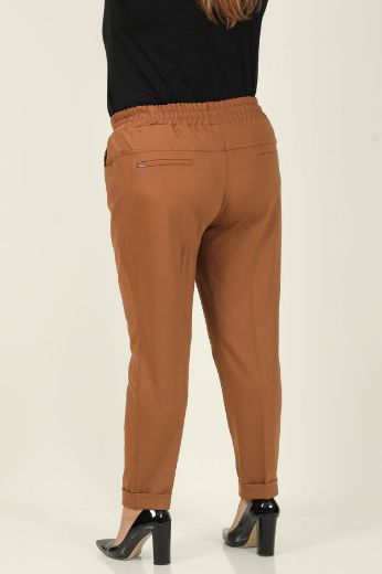 Picture of Vivento 3634xl CAMEL Plus Size Women Pants 