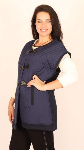Picture of Ultimod ULT20348 BROWN Plus Size Women Vest
