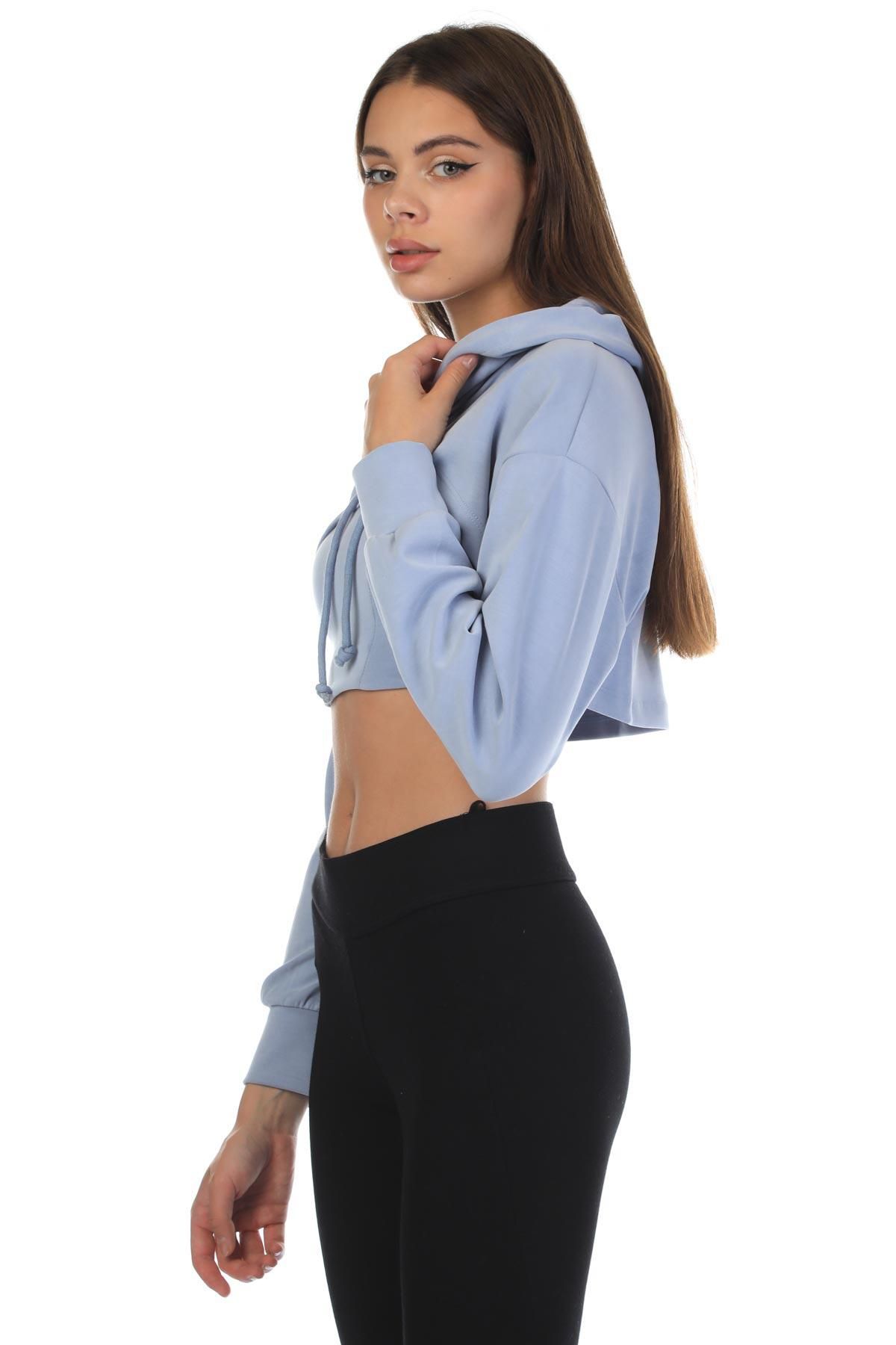 SEASAND 60109 INDIGO Crop Top | Dosso Dossi