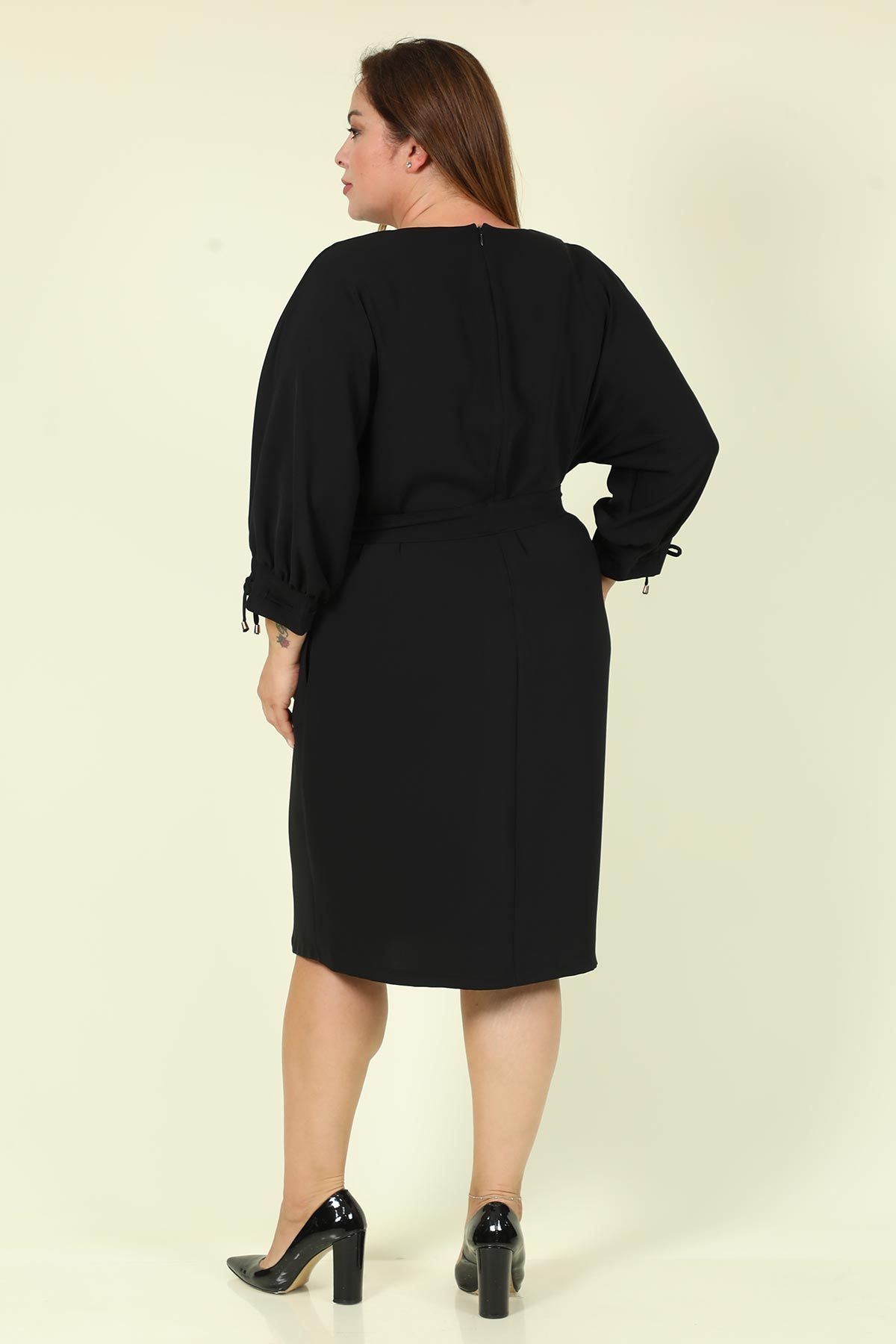 Estee 2349xl BLACK Plus Size Women Dress | Dosso Dossi