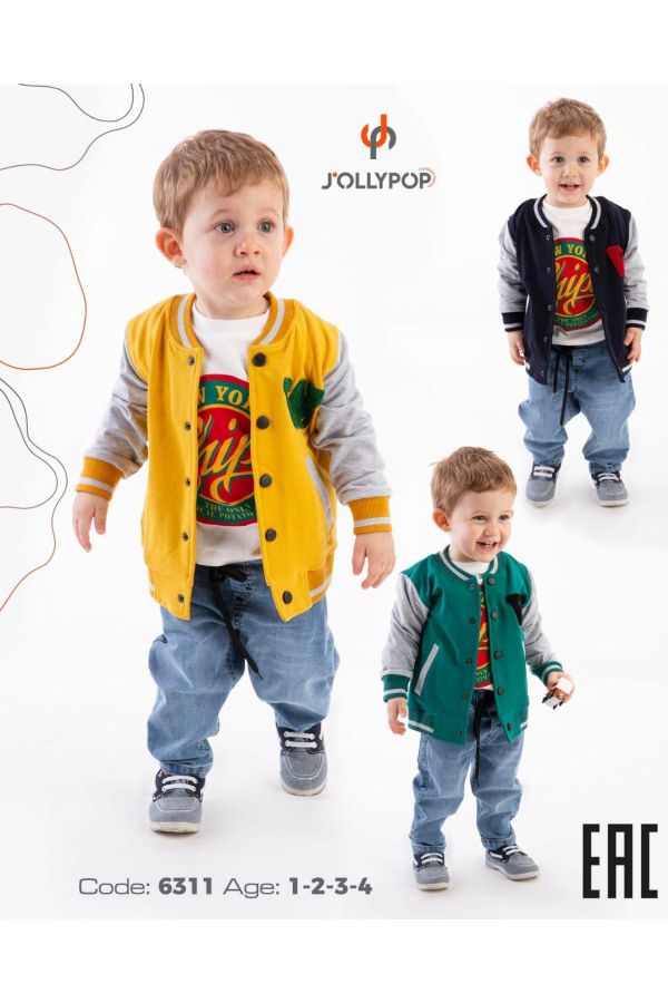 Jolly Pop 6311 YESIL Erkek Çocuk Takım resmi