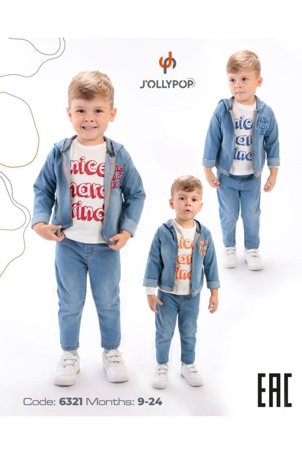 Jolly Pop 6321 TURUNCU Erkek Çocuk Takım resmi