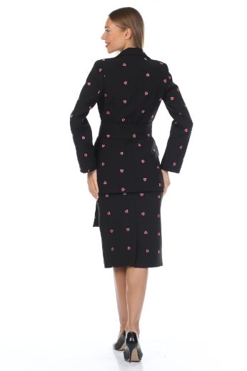 Picture of Sandrom 9173 BLACK WOMANS SKIRT SUIT 