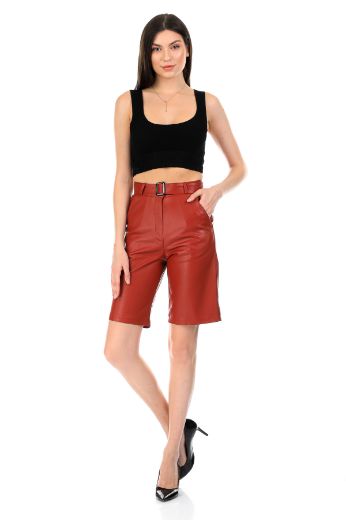 Picture of Red Export Women 4114 RED Women Short