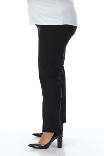 Picture of Sandrom 2109xl BLACK Plus Size Women Pants 