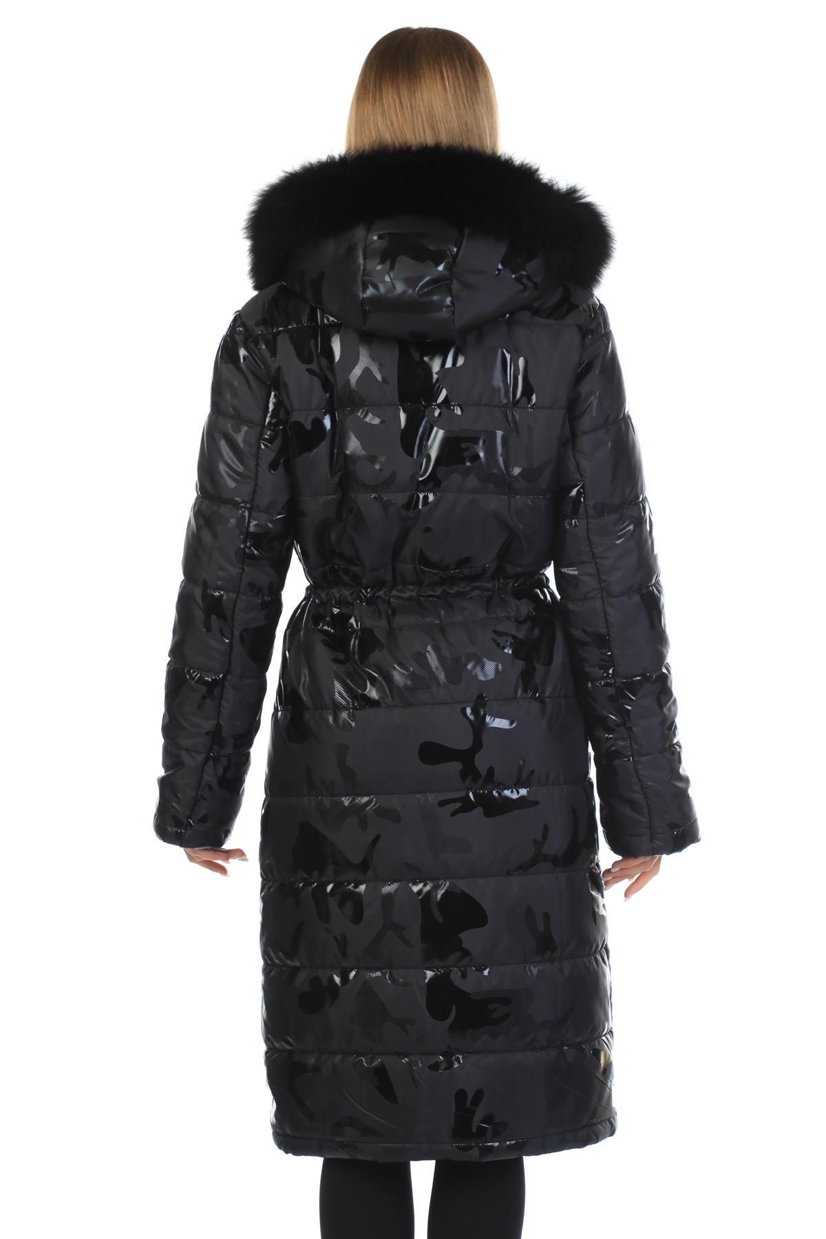 Le Pole 4012 BLACK Women Puffer Coat | Dosso Dossi