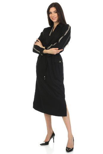 Picture of Sensiline 221116 BLACK Women Dress