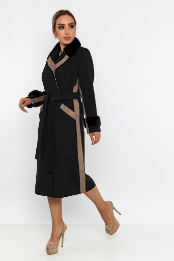 Picture of Renata 5940.0 BLACK Plus Size Women Coat 