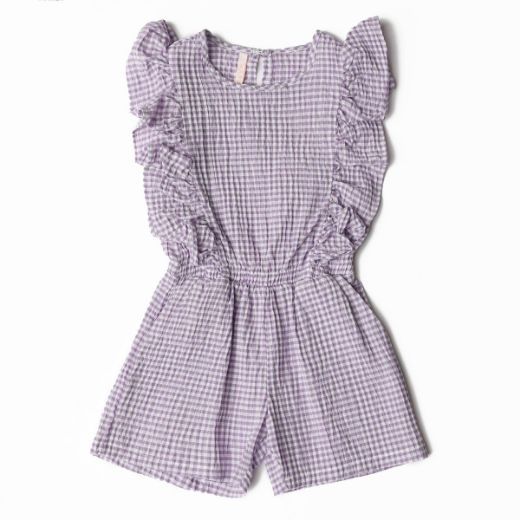 Picture of Nanica 222805 LILAC Girl Overalls