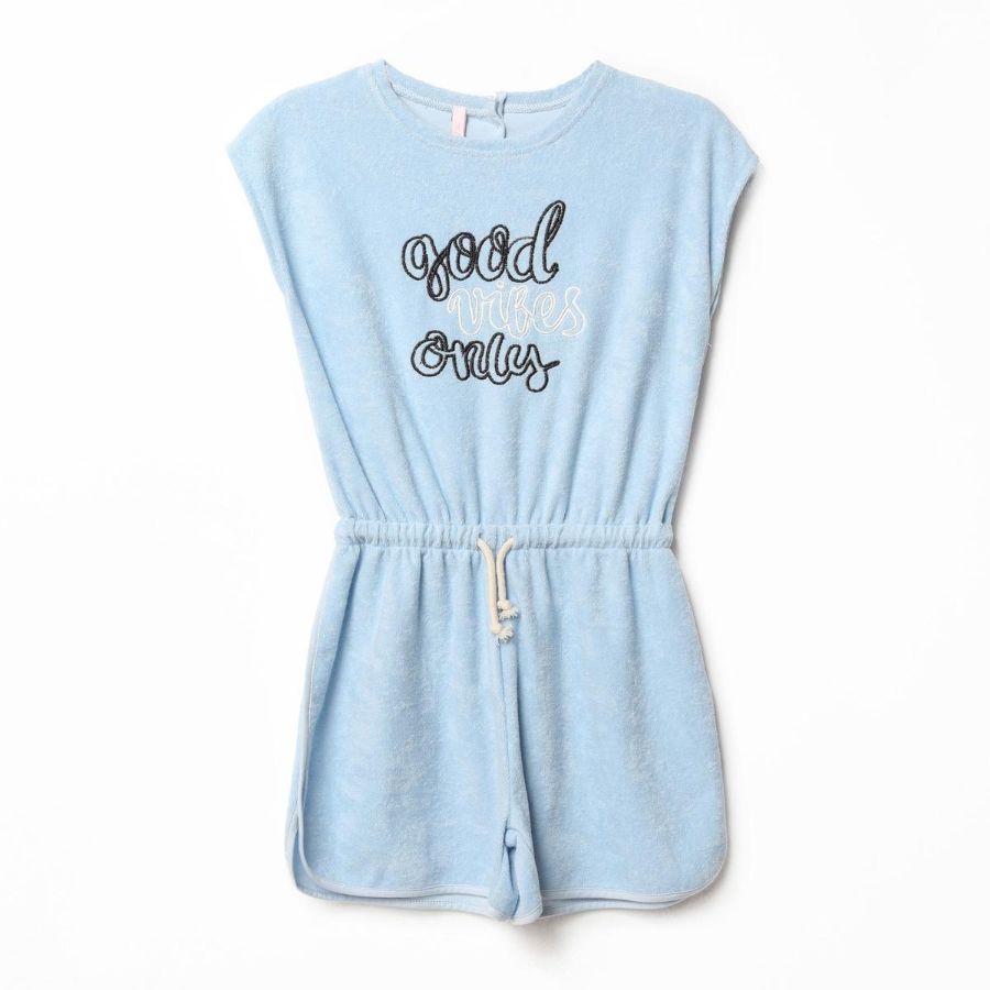 Picture of Nanica 222818 BLUE Girl Overalls