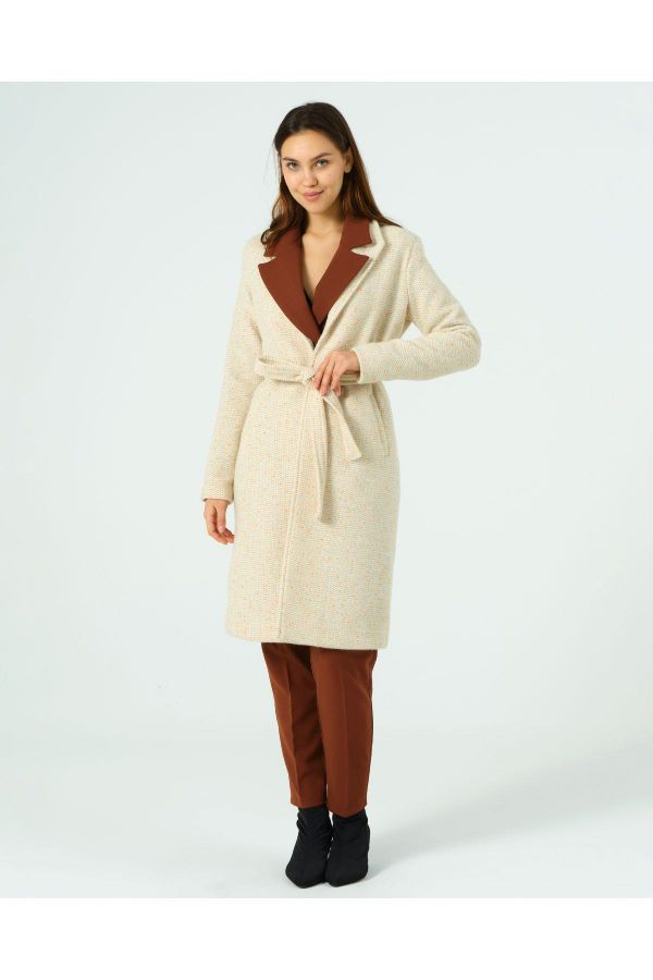 Picture of OFFO 23043375015 STONE Women Coat