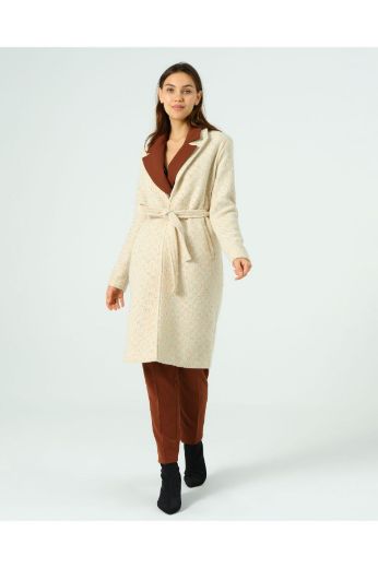Picture of OFFO 23043375015 STONE Women Coat