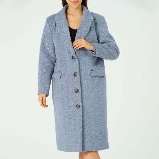 Picture of OFFO 2303375031 INDIGO Women Coat