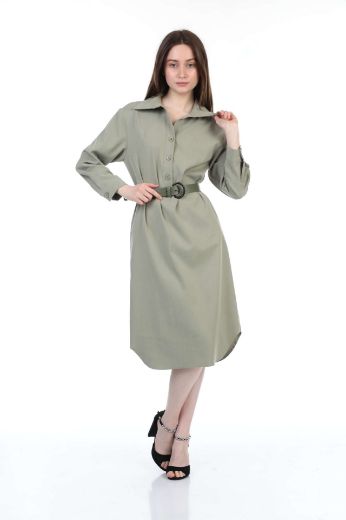 Picture of Monalena 5252 KHAKI Women Dress