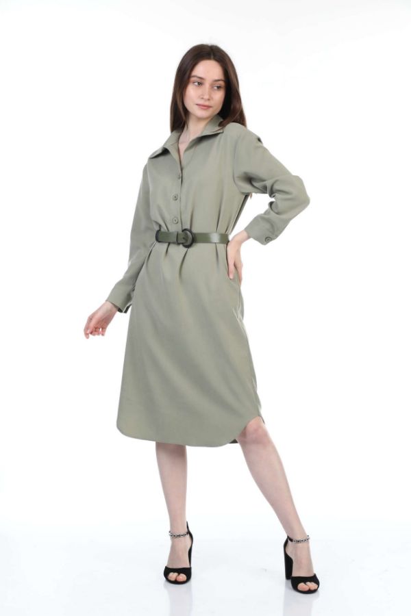 Picture of Monalena 5252 KHAKI Women Dress