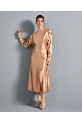 Picture of Serpil 37142 BEIGE Women Dress