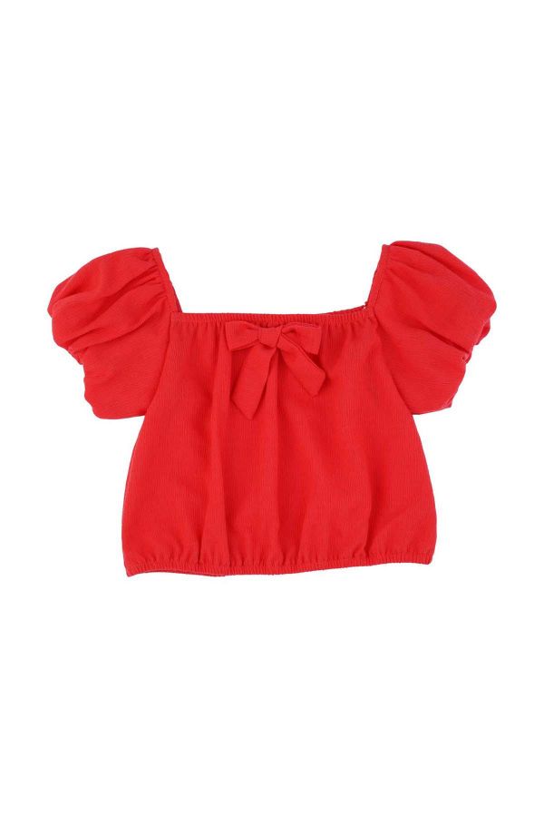 Picture of Best Kids BB23YK12131 RED Girl Blouse